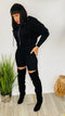 Take Control | black romper